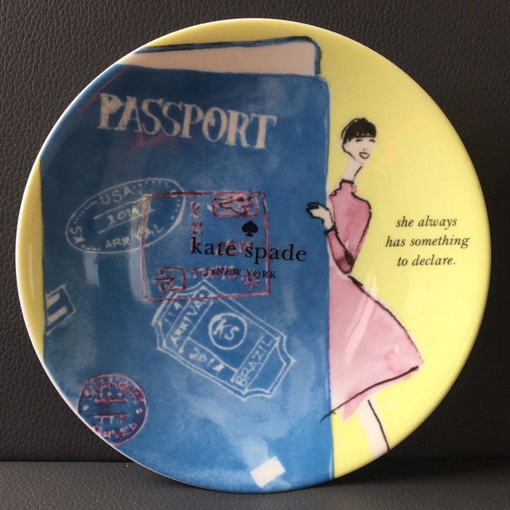 Kate Spade ♠️ Lenox Grand Tour Tidbit Plate